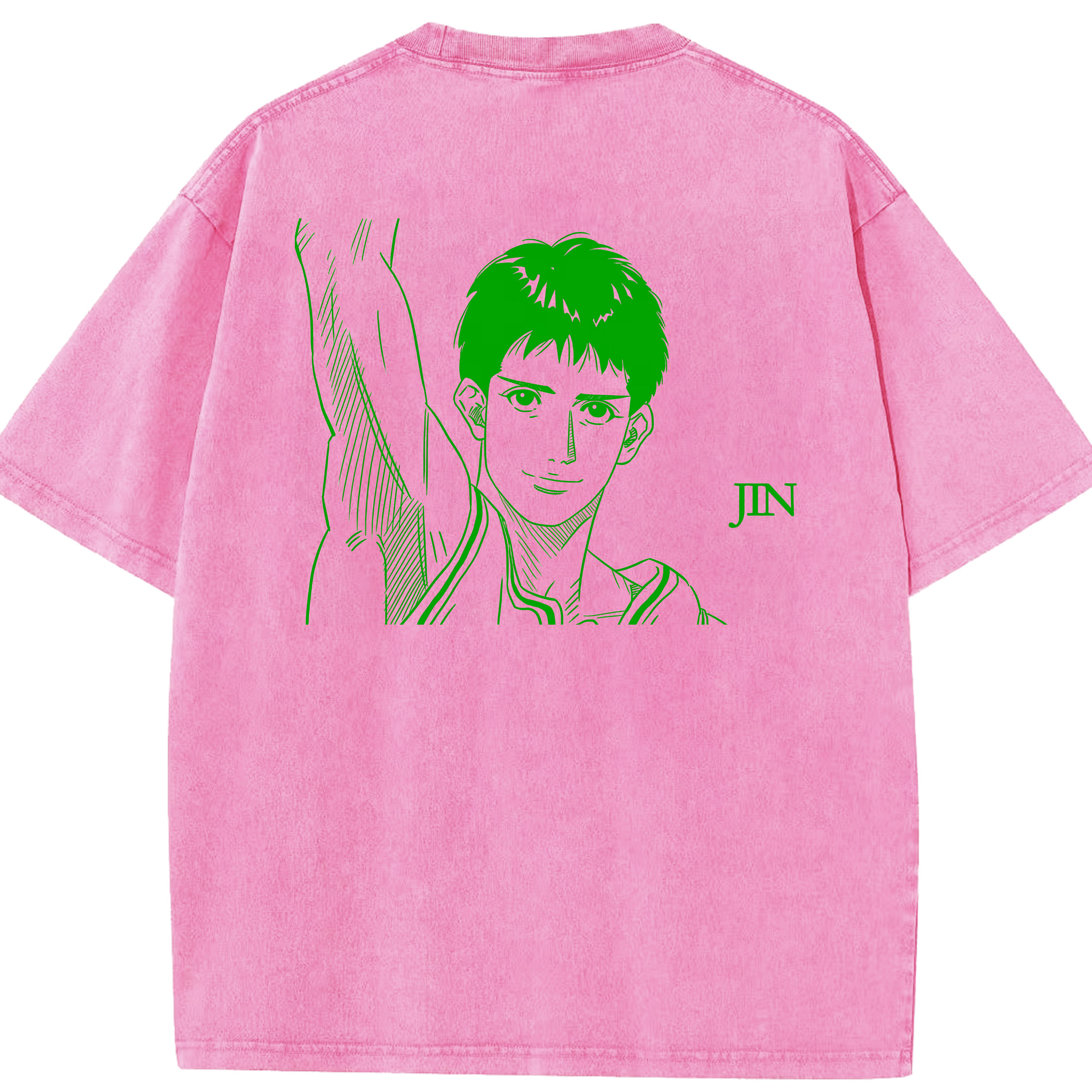 （画像用） SLAM DUNK／スラムダンク 綿100% ヴィンテージ風 半袖Tシャツ（背面プリント）